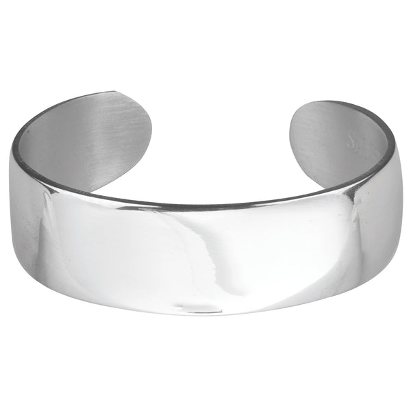 Salisbury Pewter Engravable Plain Cuff Bracelet - 3/4