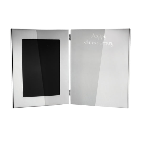 Salisbury Pewter Picture Frame Guest Book With Happy Anniversary
