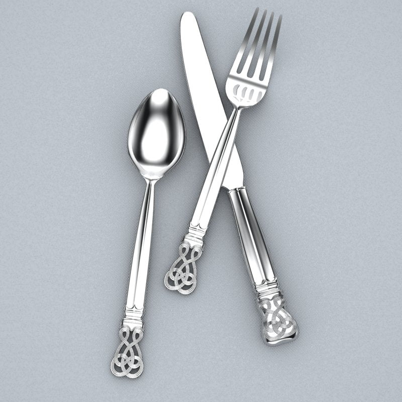 Groviglio 3-piece Sterling Silver Flatware Set