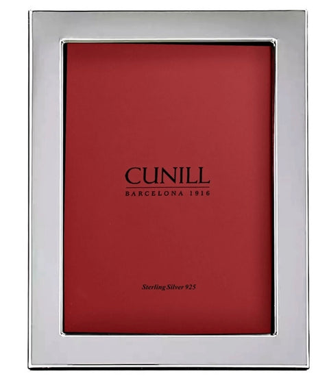 Cunill Tiffany Plain 5x7 Silver Wedding Picture Frame - Gift Idea