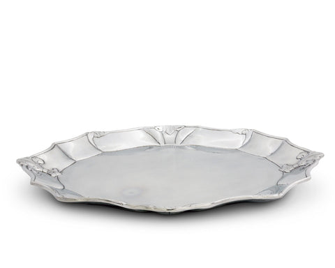 Arthur Court Fleur-De-Lis Oval Platter