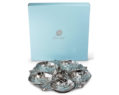 Arthur Court Artichoke 5 Section Snack Tray