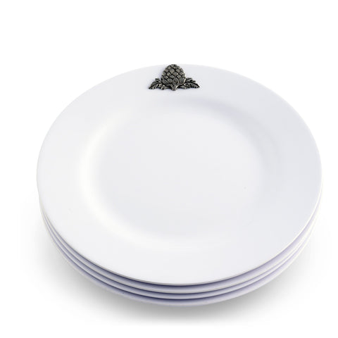 Arthur Court Artichoke Melamine Lunch Plates - Set of 4