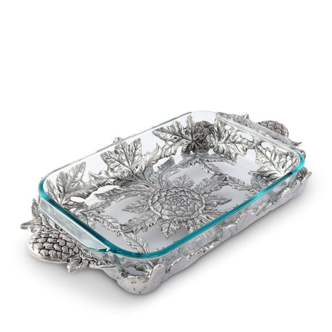 Arthur Court Artichoke Pyrex Holder 3qt