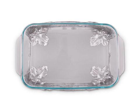Arthur Court Elevated Grape Pyrex Holder 3qt