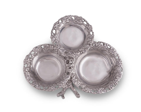 Arthur Court Grape 3-Tiered Bowl Server