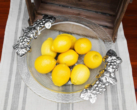 Arthur Court Grape Glass Salad Bowl