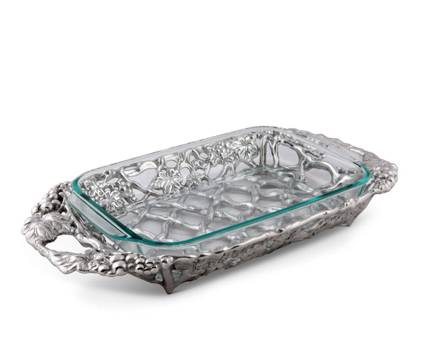 Arthur Court Grape Pyrex Holder 3qt