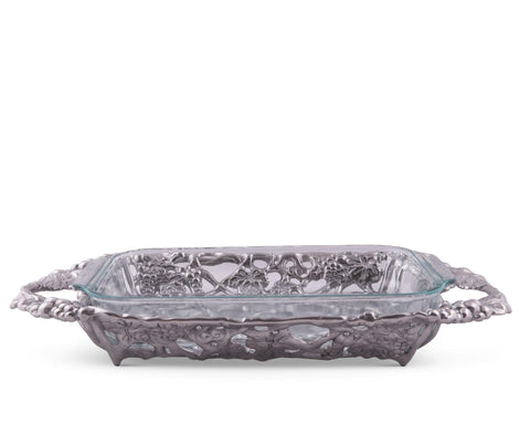 Arthur Court Grape Pyrex Holder 3qt