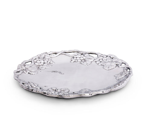 Arthur Court Grape Round Tray 15