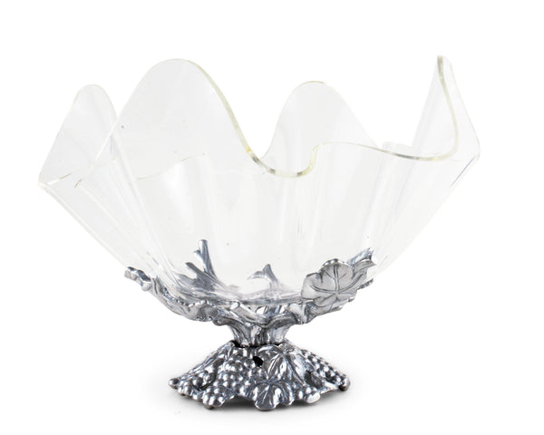 Arthur Court Grape Stand Acrylic Bowl 11