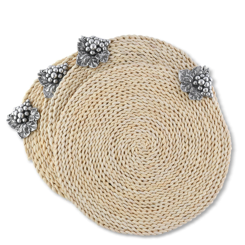 Grape Twisted Seagrass Placemats - Thumbnail 3