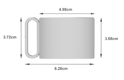 Krysaliis Sterling Silver Classic Engravable Belt Buckle - Large